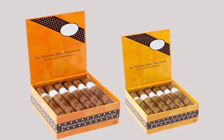 Cardboard cigar boxes