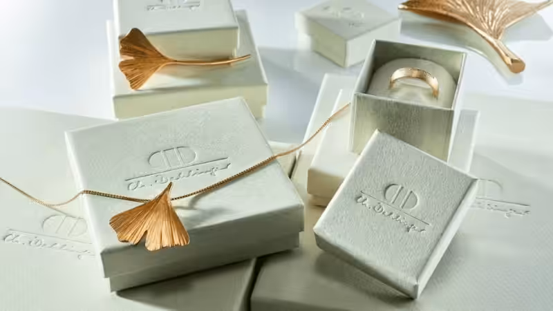 jewelry box with a ring inside