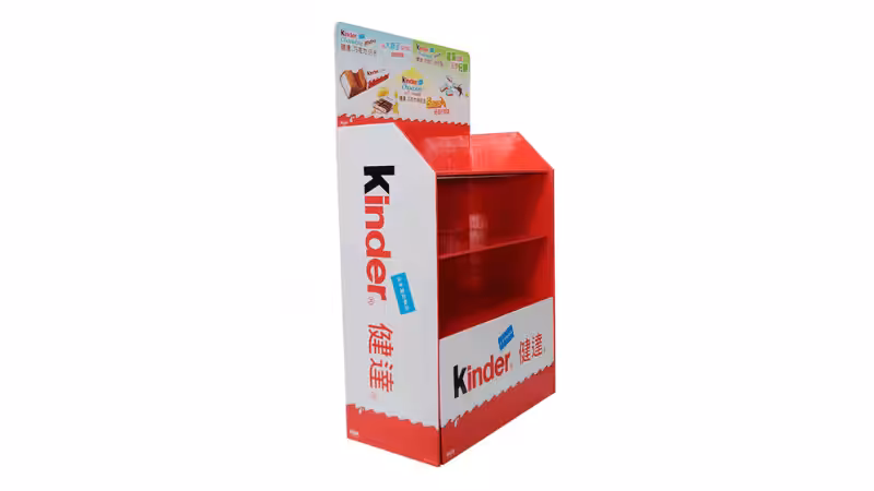 kinder floor display box