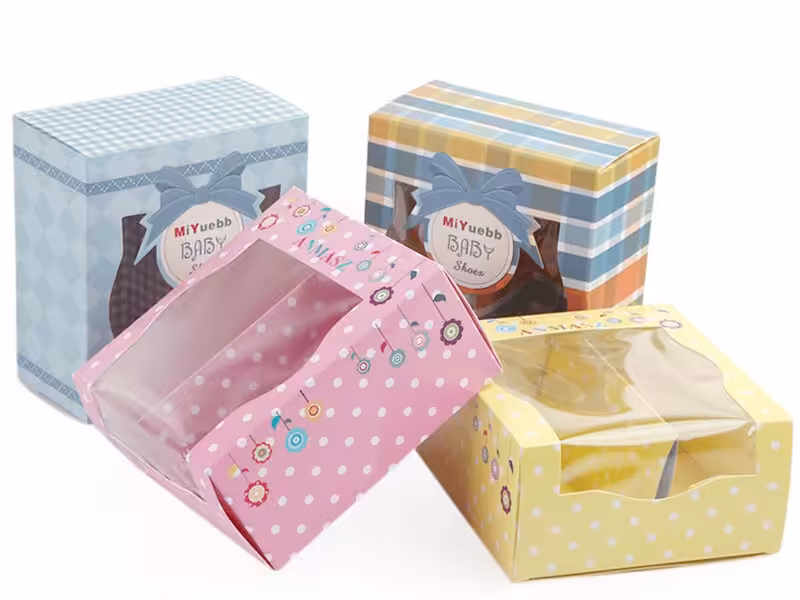 children’s packaging with window