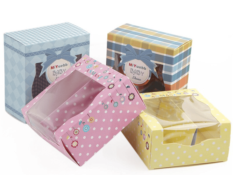 children’s packaging with window