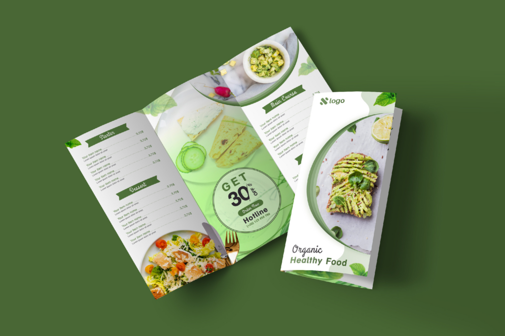 food brochure templates