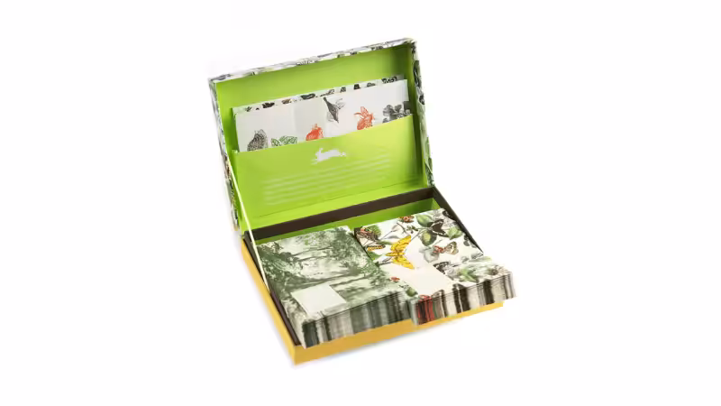 Nature-inspired stationery box