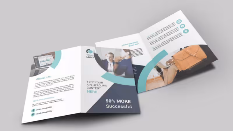 bi-fold brochure