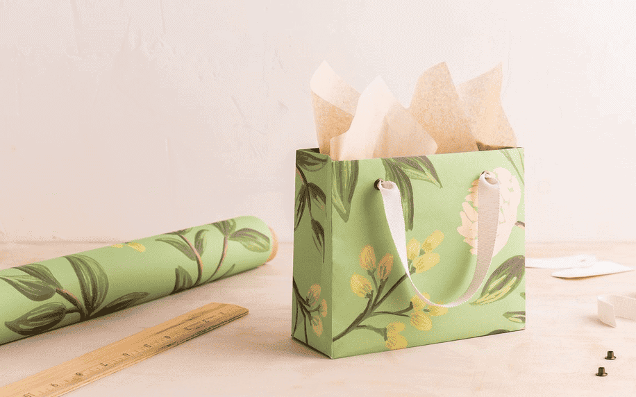 wrapping paper bag