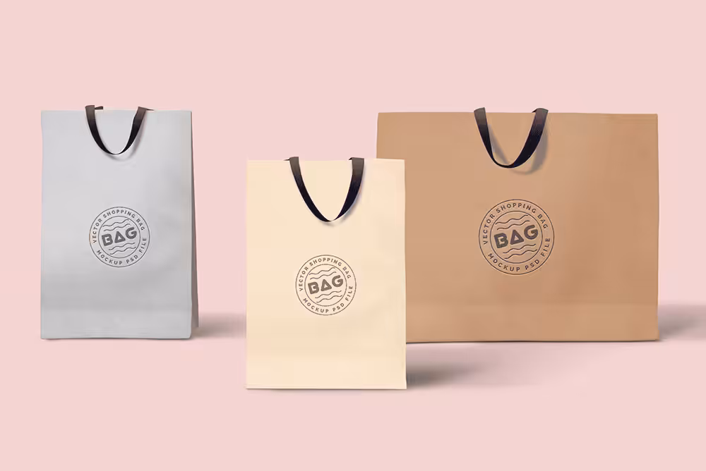 custom paper shopping bags