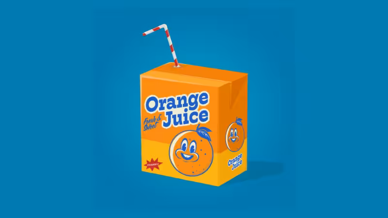 folding carton with vivid design