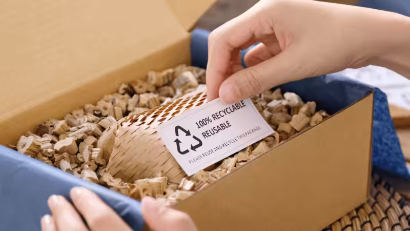 Sustainable packaging inserts