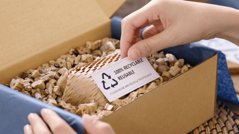 Sustainable packaging inserts
