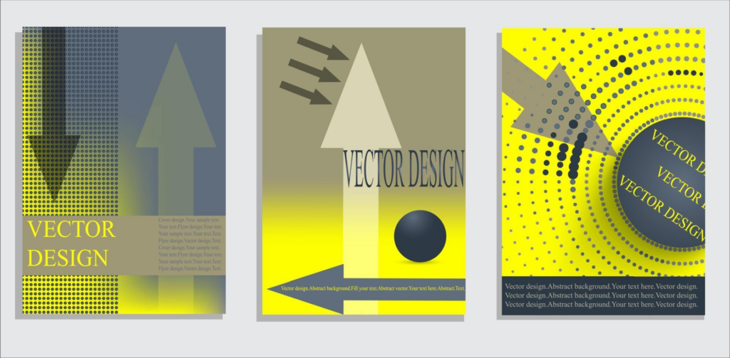 brochure designs with texture