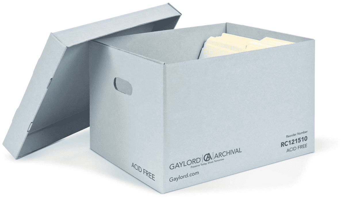 What are acid free storage boxes 