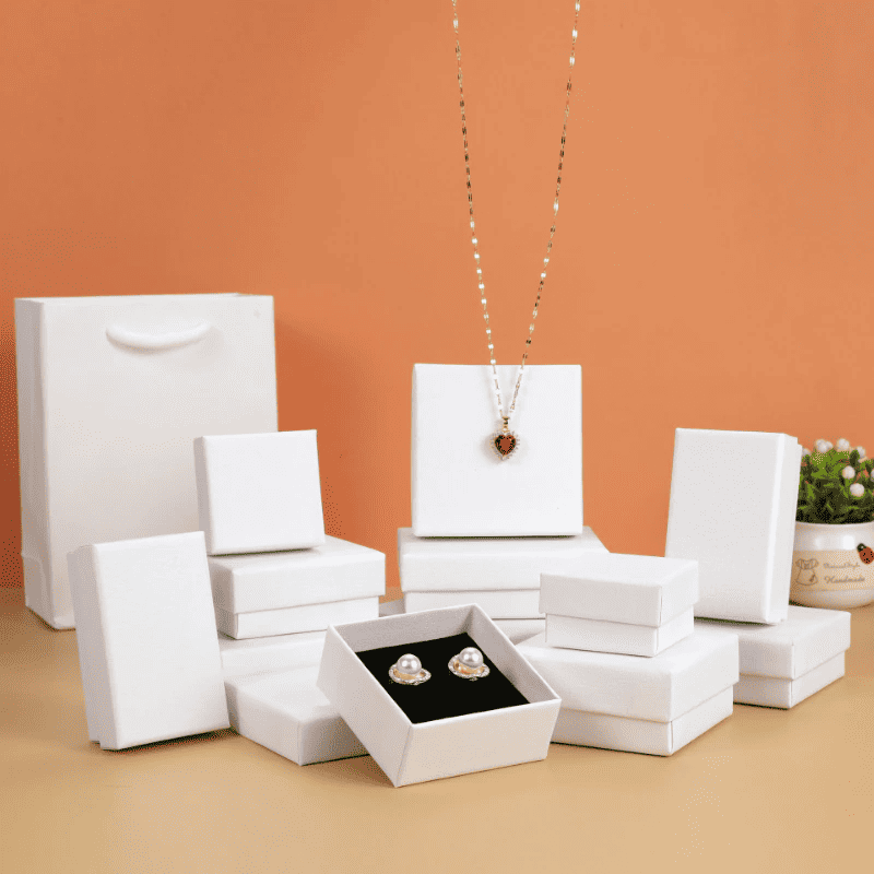 jewelry box with white