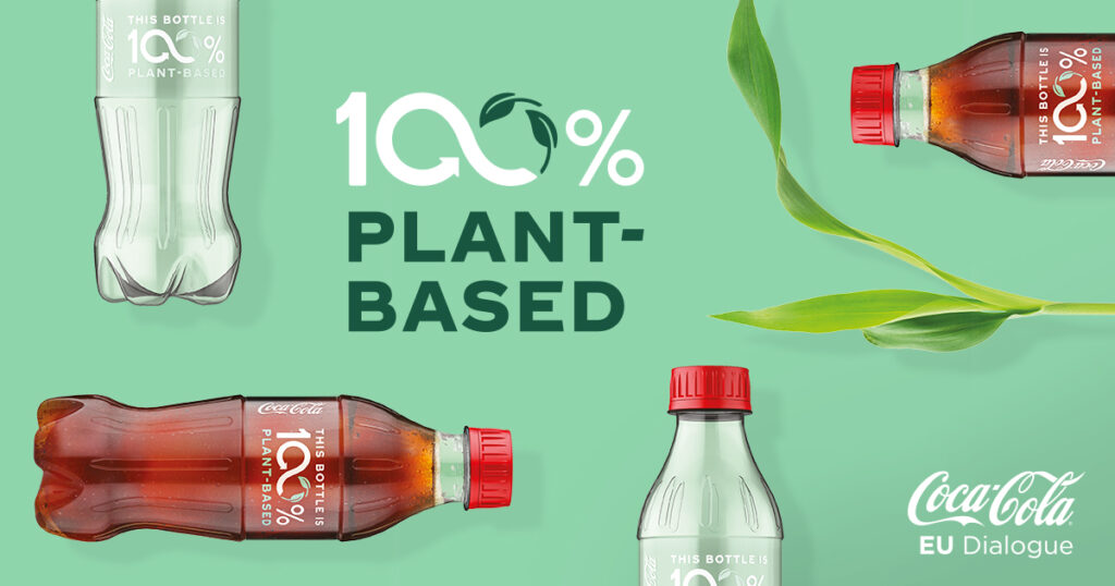 coca cola plant based package