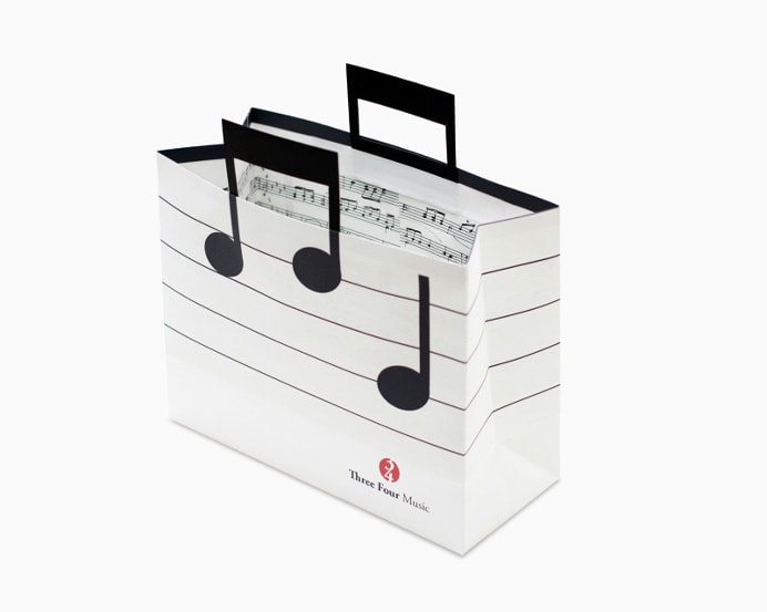 paper bag for music fan