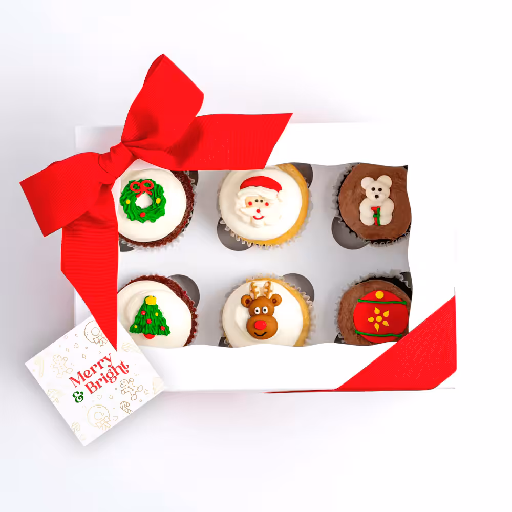 cupcake Christmas box