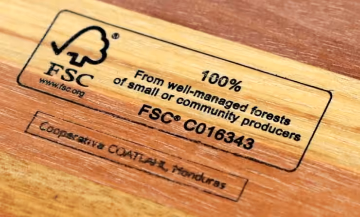 FSC-certified wood
