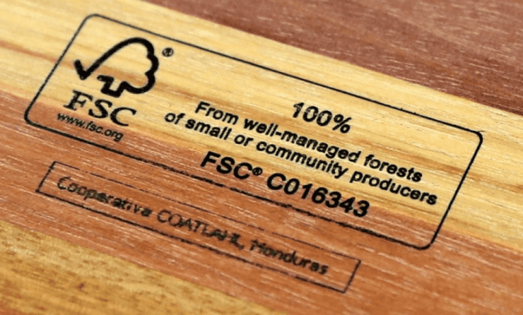 FSC-certified wood 