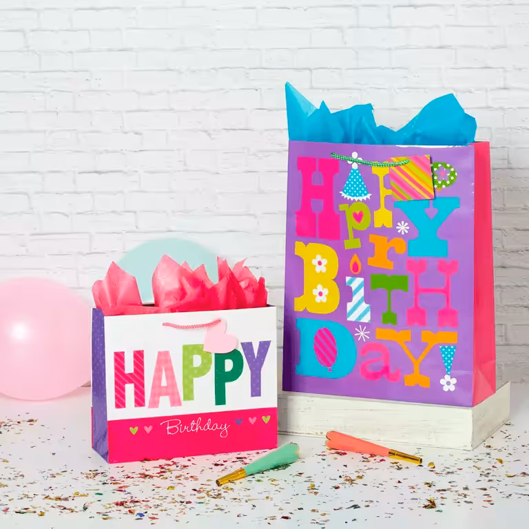 Birthday Gift Bags