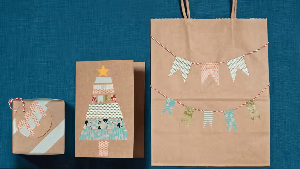 brown paper gift bag