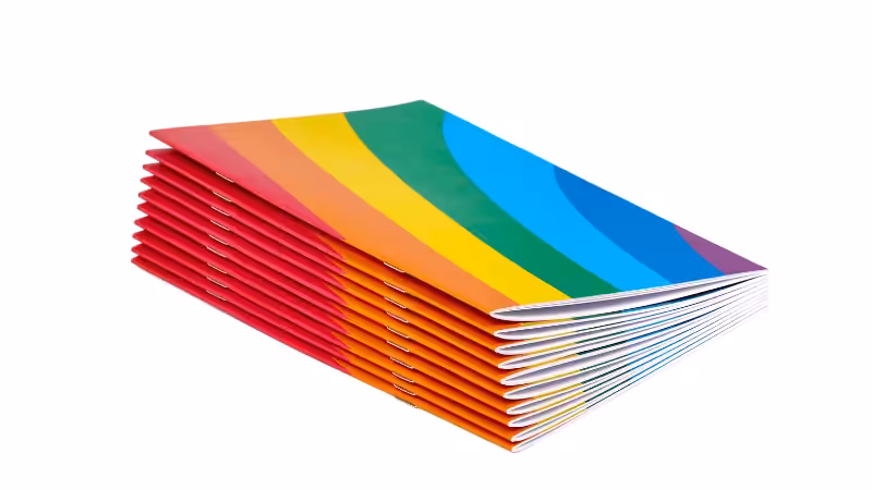 saddle-stitch booklet 