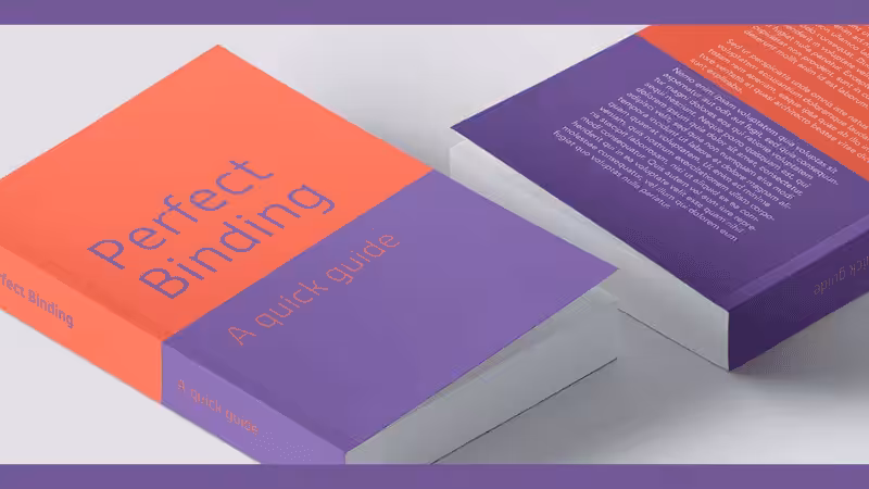 Perfect-Bound Bookbinding