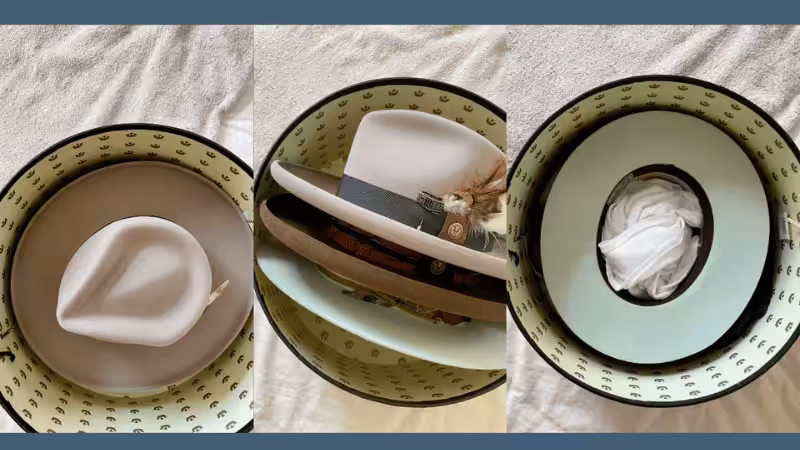 Three Hat Boxes