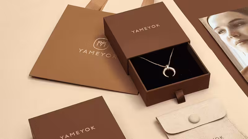 jewelry kraft boxes with metallic