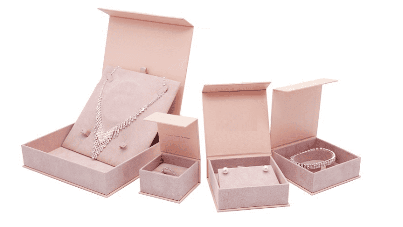 jewelry boxes with Velvet Fabric