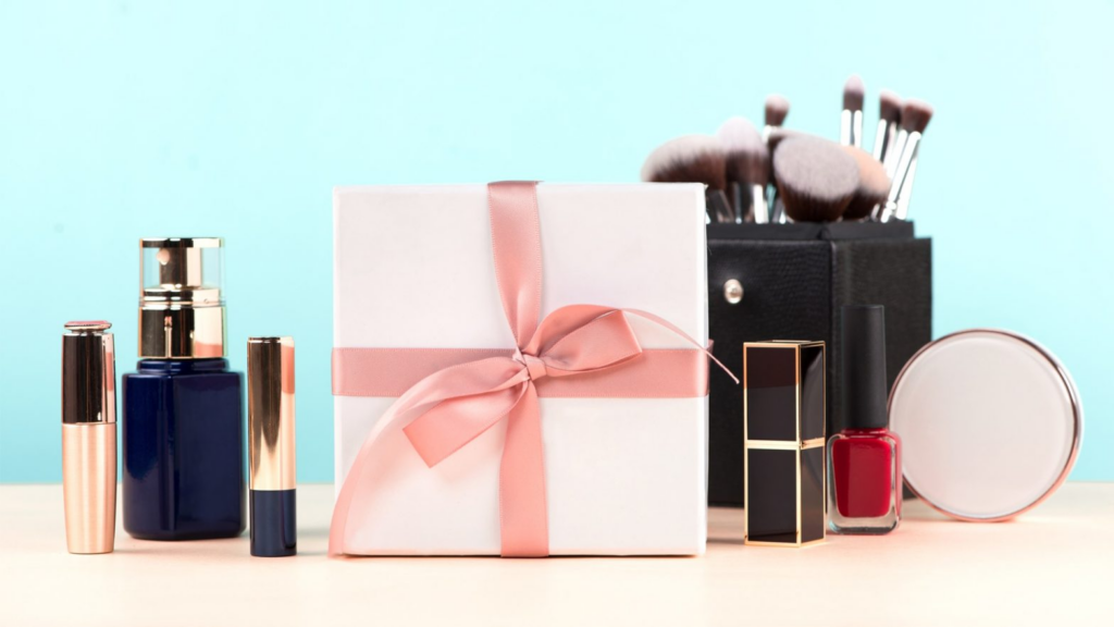 beauty and make-up gift box