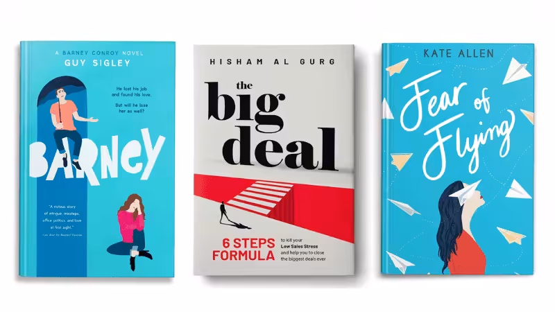 high-quality printed  book cover