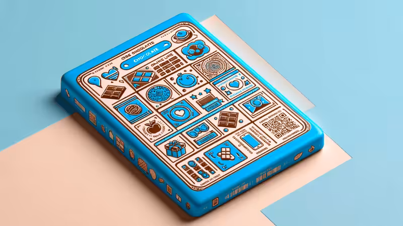 personalized chocolate boxes with QR