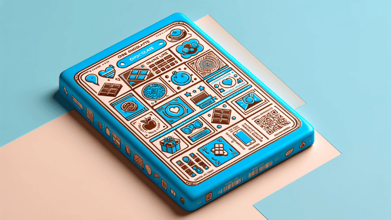 personalized chocolate boxes with QR
