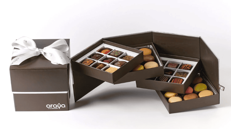 Innovative chocolate gift box 
