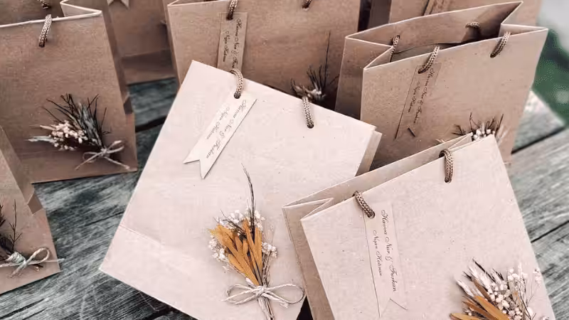 wedding favor bags