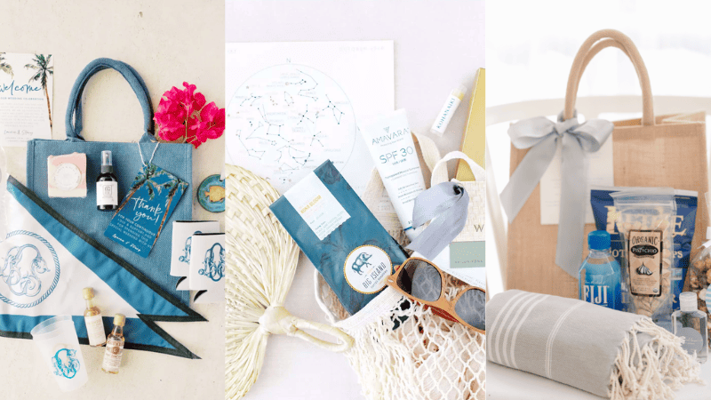 Wedding Hotel Welcome Bag Tags and Ribbon Guest Favor Out of Town  Destination Wedding Thank You Gift Bag Simplistic Appreciation Gift 