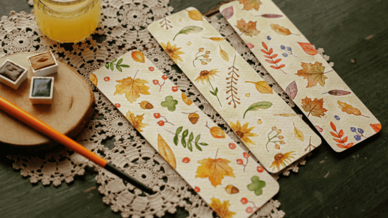 Watercolor Bookmarks