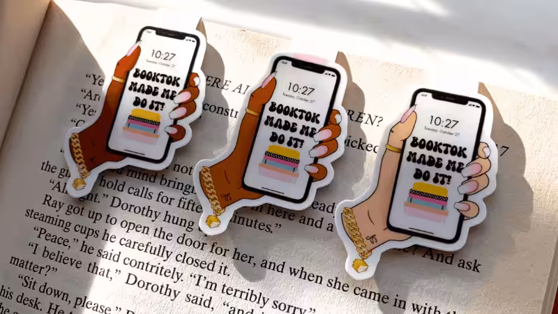 DIY magnetic bookmarks 