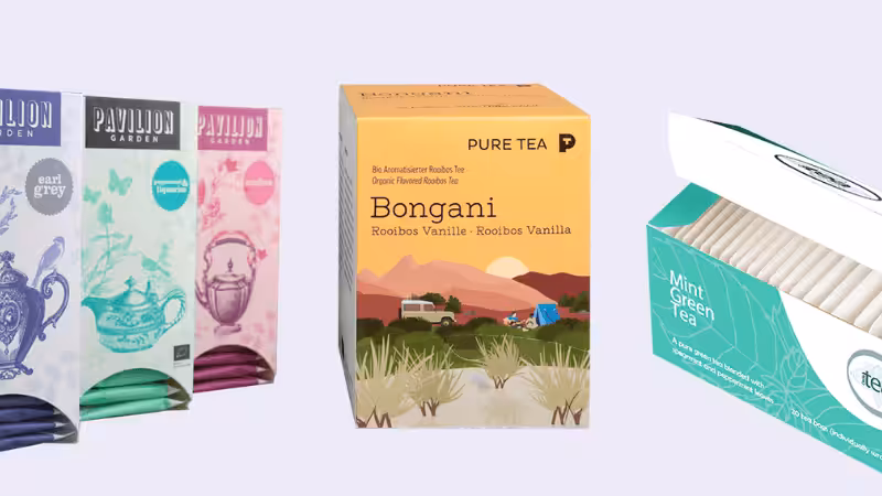 tea packaging boxes