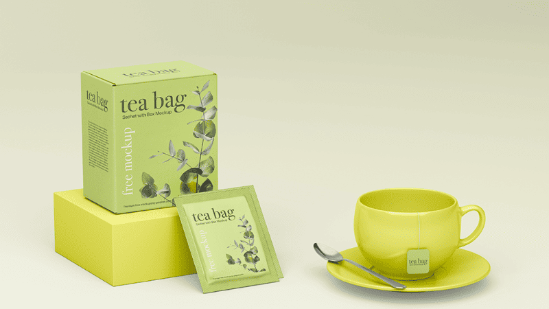 tea product boxes