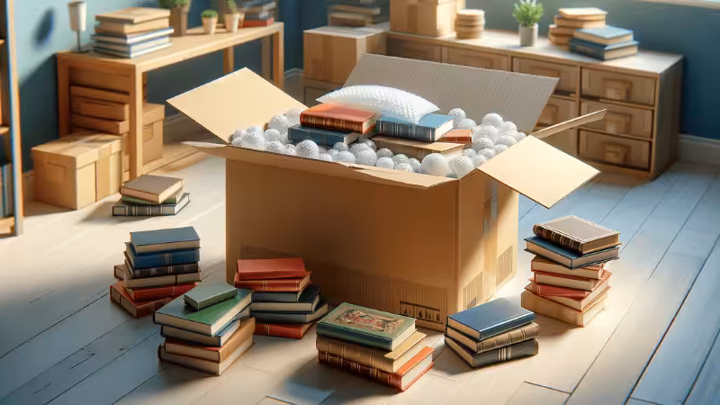 sturdy cardboard box