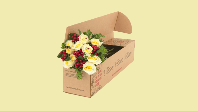 flowers shipping box