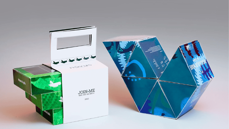 geometric shapes packaging