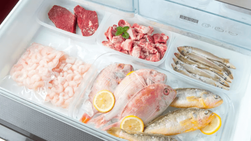 Frozen Meats and Seafood
