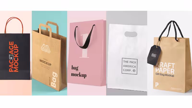 handle of paper bags