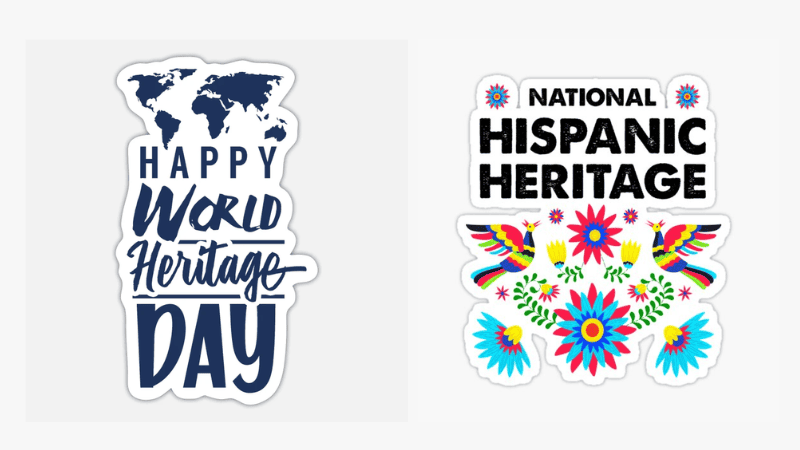 Cultural and Heritage Stickers