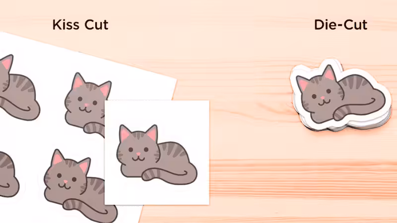 Kiss Cut and Die Cut Stickers