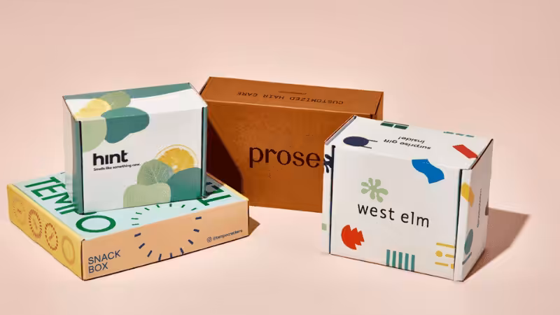 brand logo packaging boxes