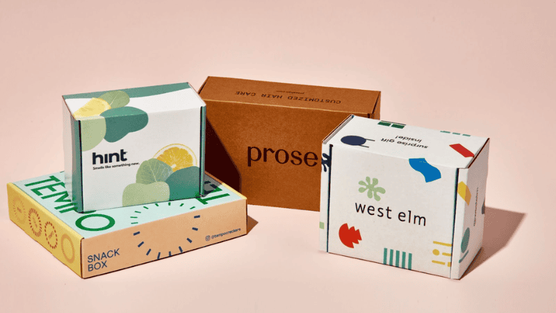 brand logo packaging boxes