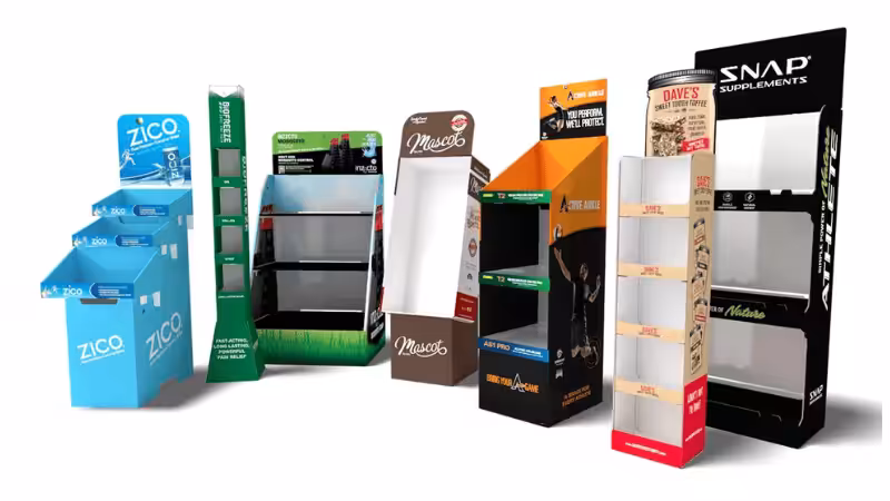 cardboard pop display