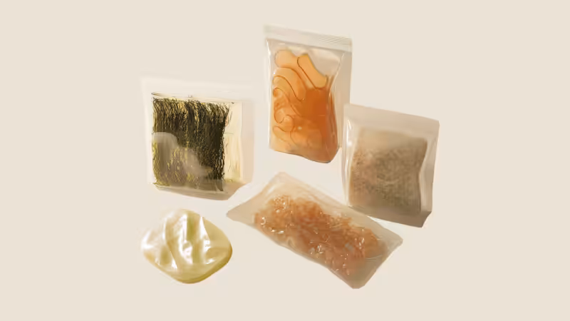 Plant-Based Plastics Edible Packaging